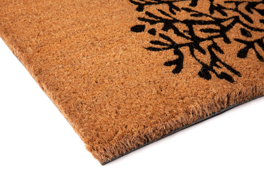 Tree of Life PVC Backed Coir Door Mat