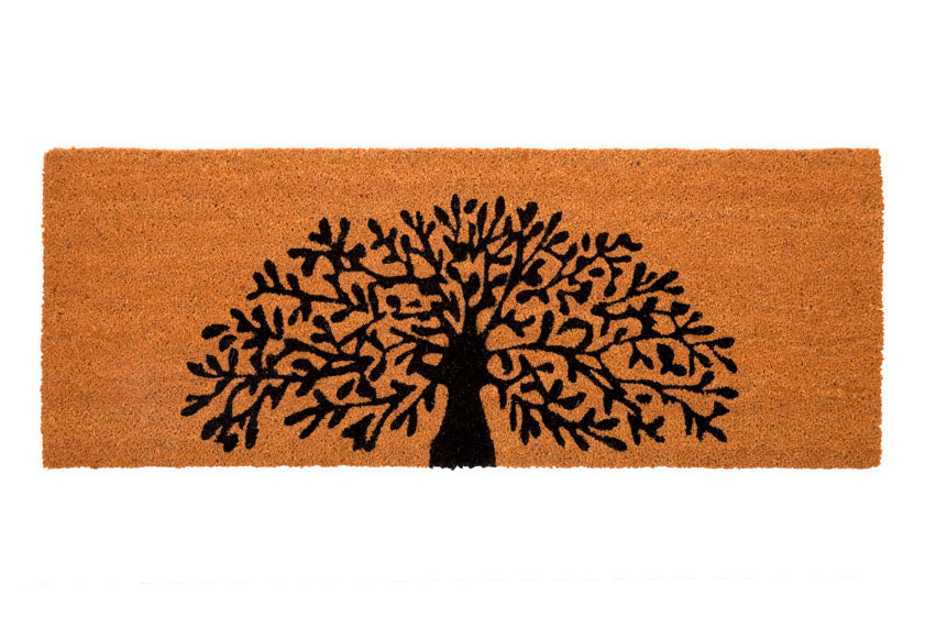 Tree of Life PVC Backed Coir Door Mat