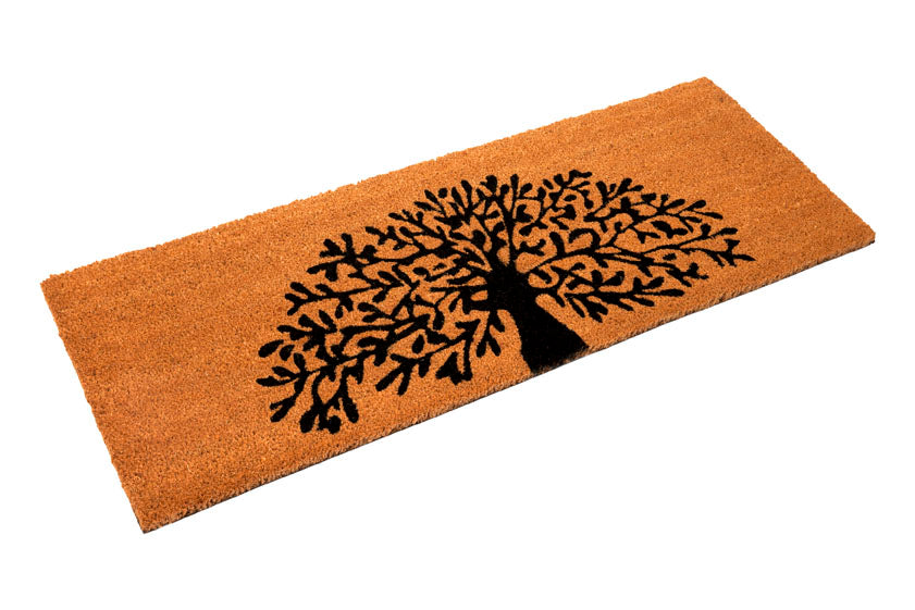 Tree of Life PVC Backed Coir Door Mat