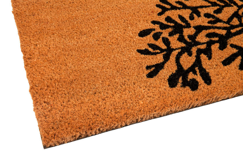 Tree of Life PVC Backed Coir Door Mat