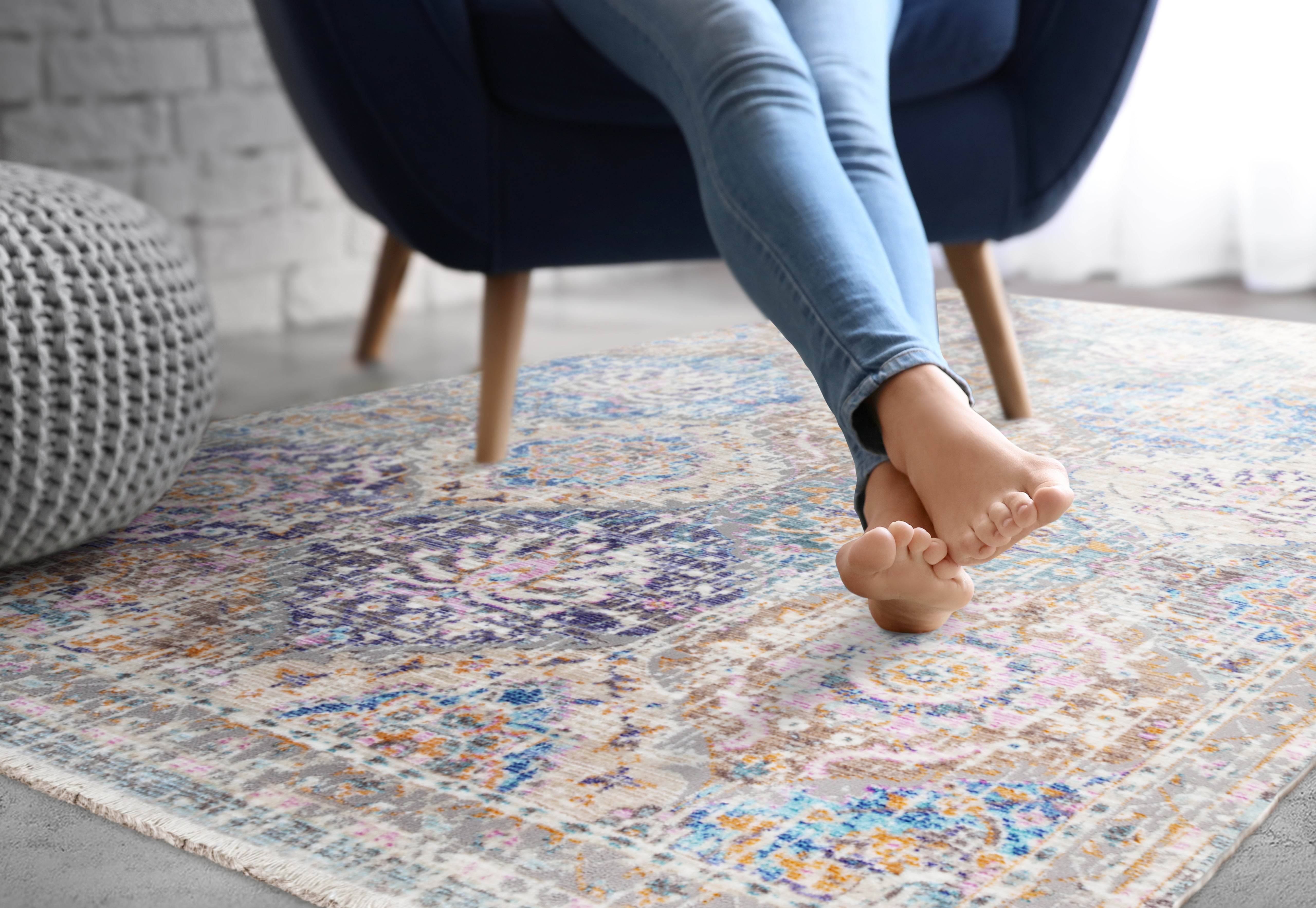 Trogney Blue Indoor Rug