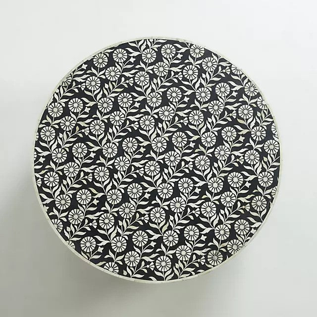 Bone Inlay Geo Rectangular Coffee Table