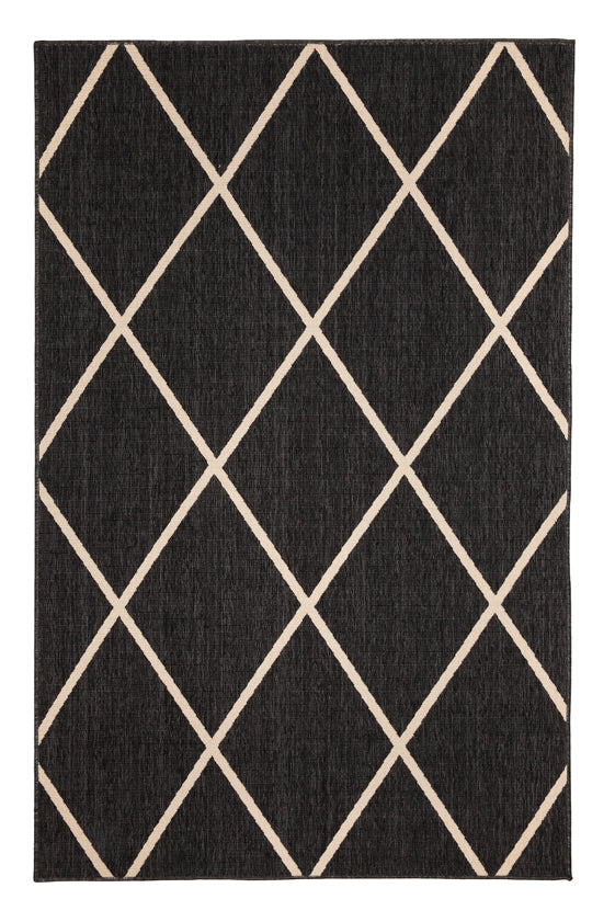 Tucson Outdoor Rug in Black