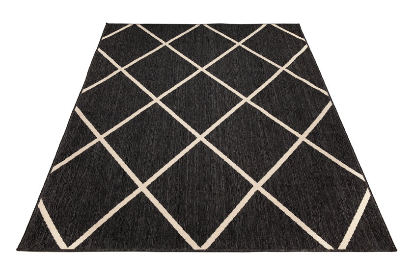 Tucson Outdoor Rug in Black