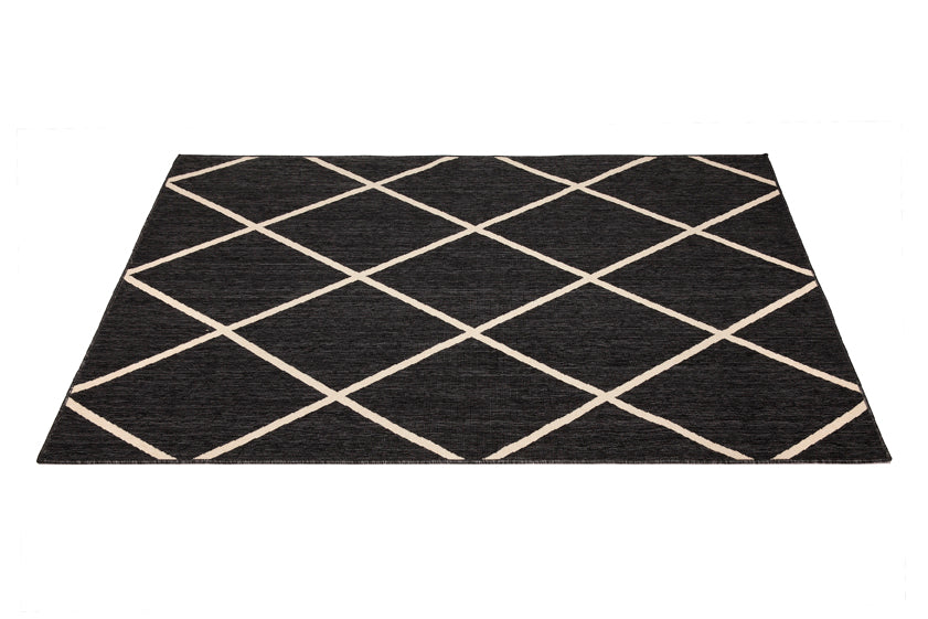 Tucson Outdoor Rug in Black
