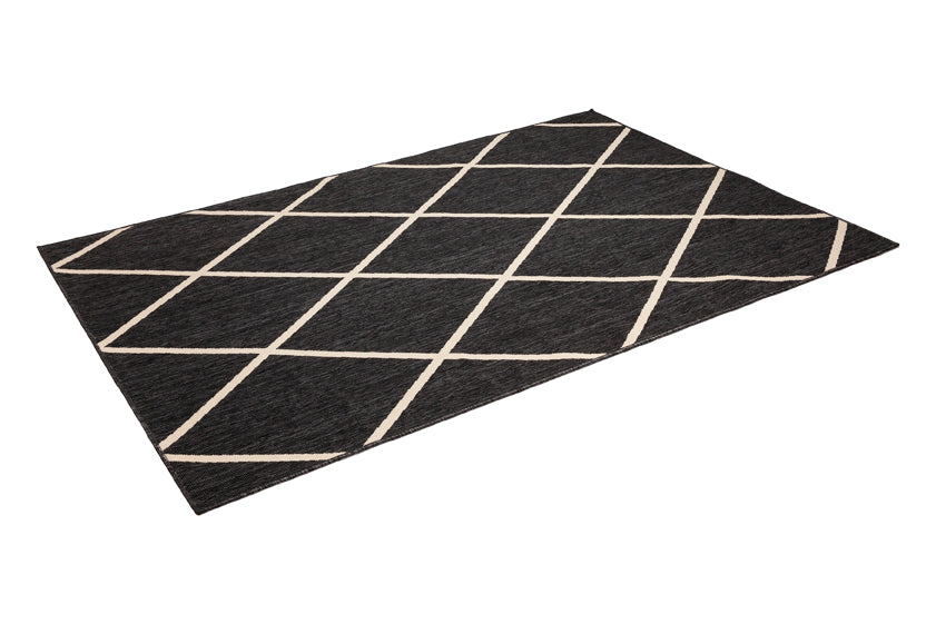 Tucson Outdoor Rug in Black