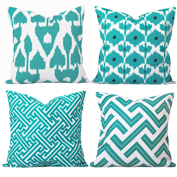 Zedd Two Cushion in Turquoise