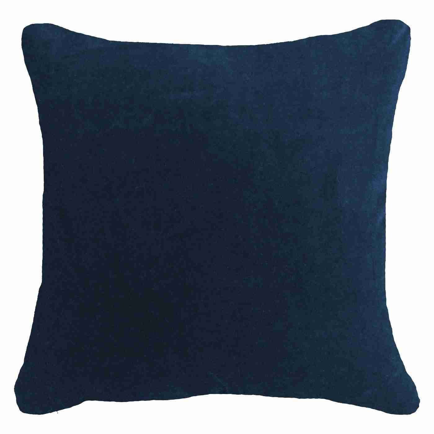 Velvet Lounge Cushion in Navy