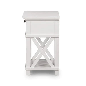 West Beach Bedside Table White