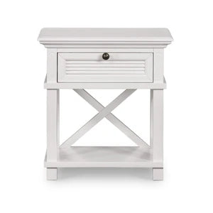 West Beach Bedside Table White