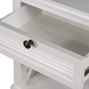 West Beach Bedside Table White