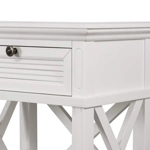 West Beach Bedside Table White