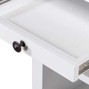 West Beach Desk White Double Leg