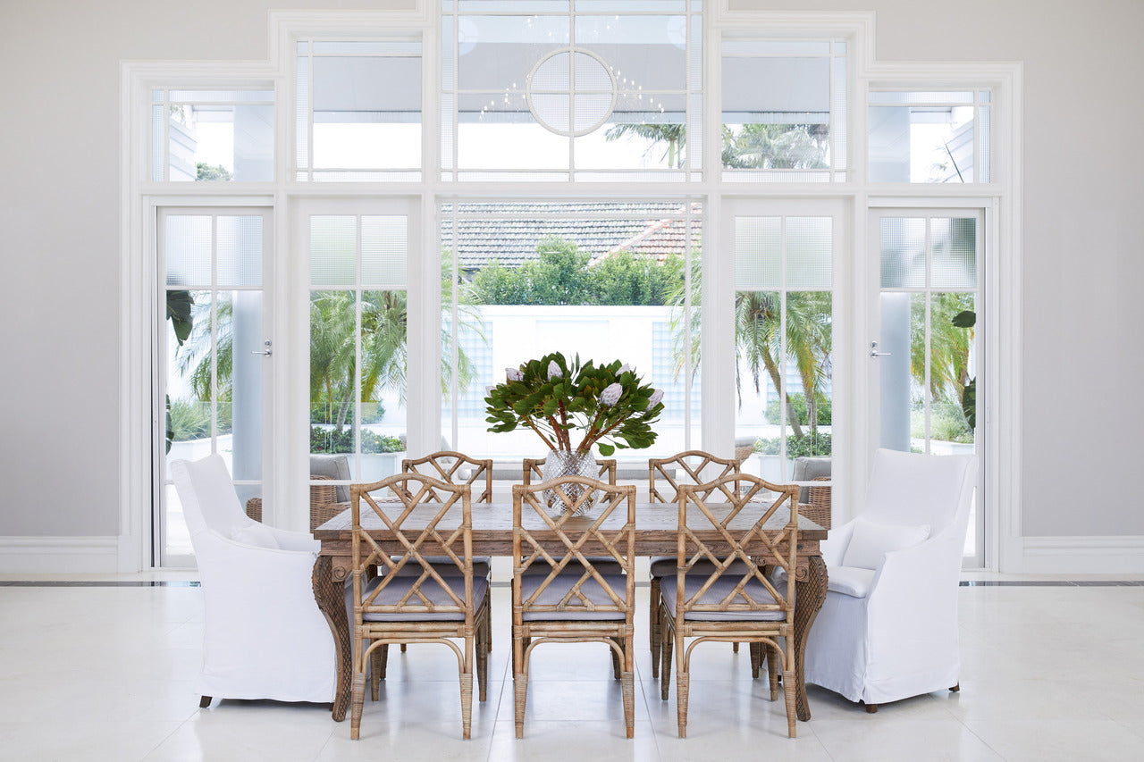 Ming Rattan Dining Chair