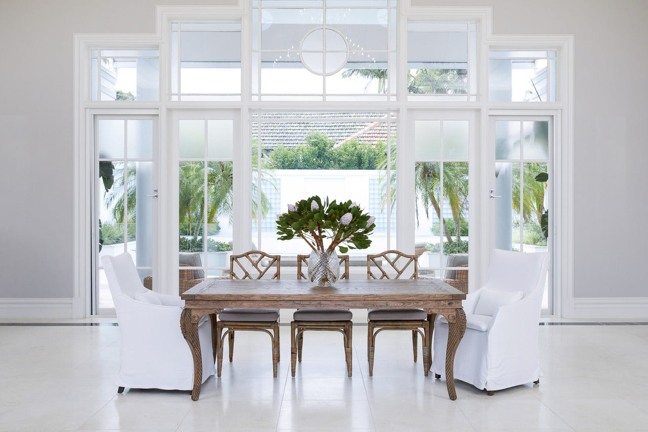 Ming Rattan Dining Chair