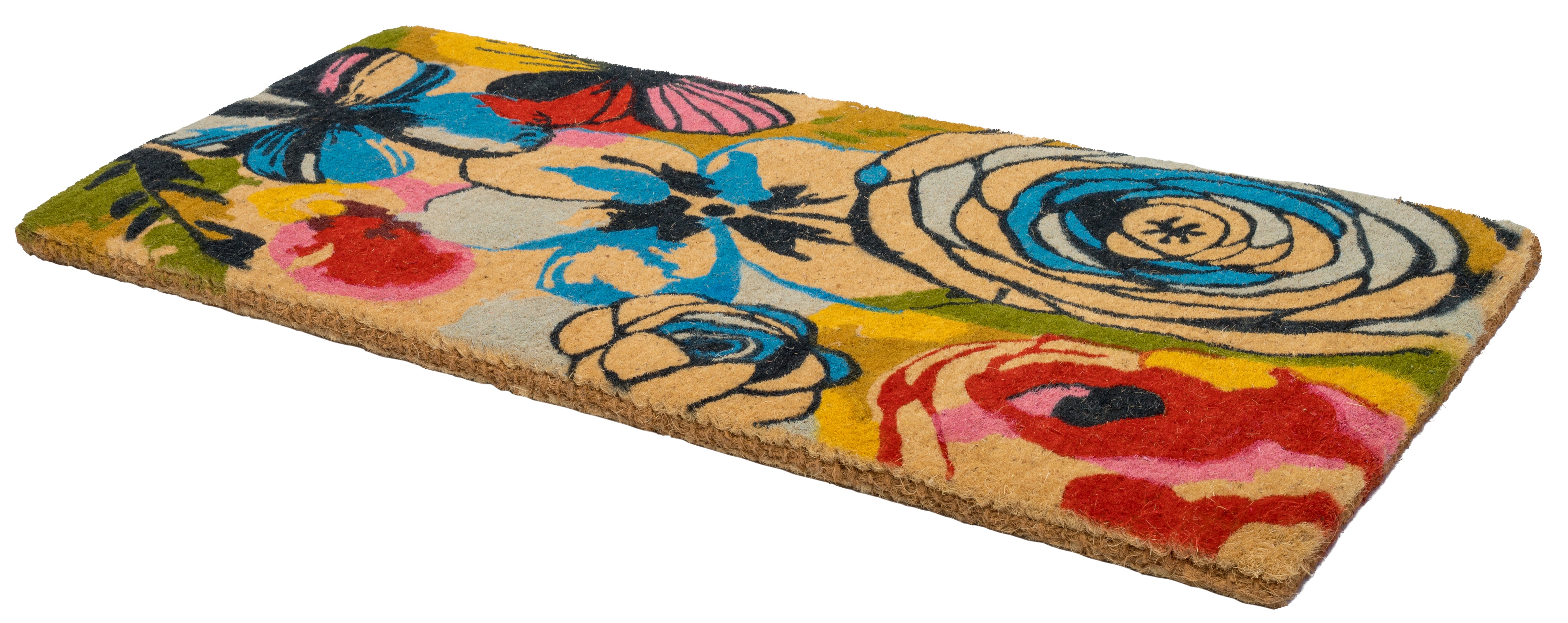 Watercolour 100% Coir Door Mat