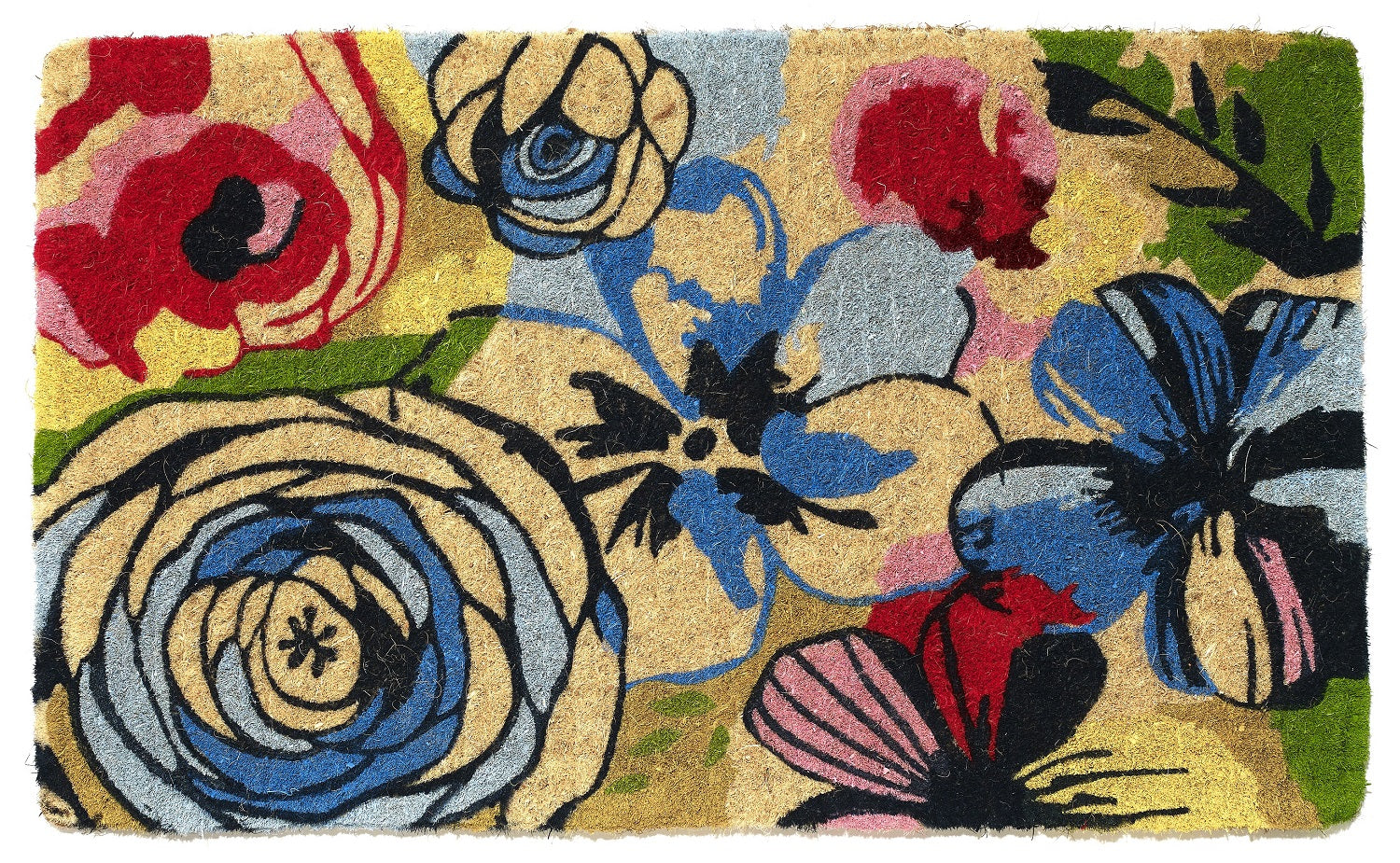 Watercolour 100% Coir Door Mat