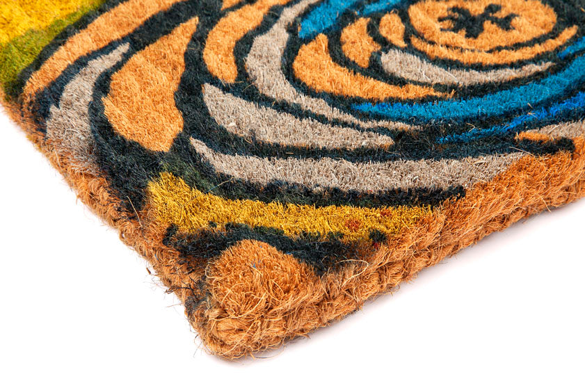 Watercolour 100% Coir Door Mat