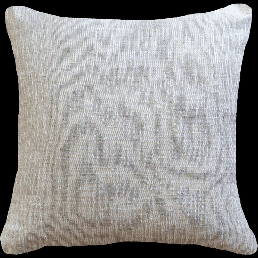 Weave Tweed Oxford Lounge Cushion in Natural