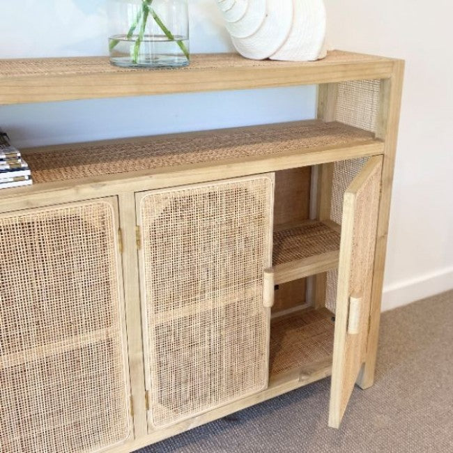 Natural Split Rattan Hall Unit