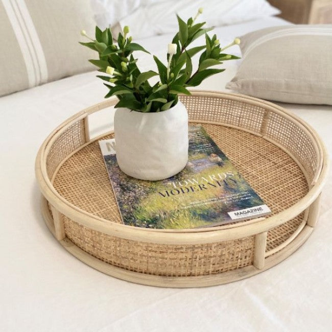 Natural Split Rattan Tray