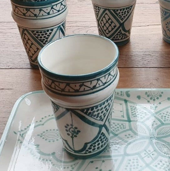 Genuine Rabat Safi Traditional Mug in Teal