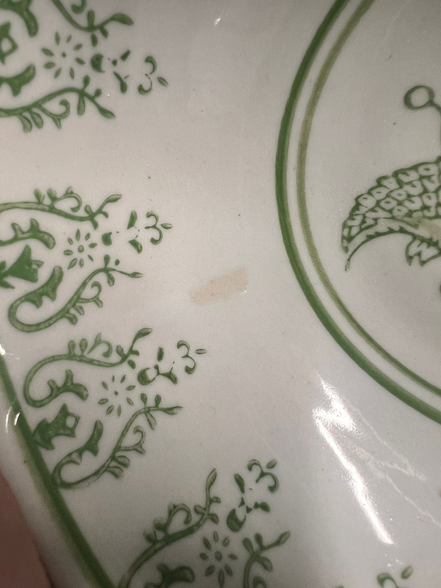 Chinoiserie Bowl in Sage - Warehouse Sale