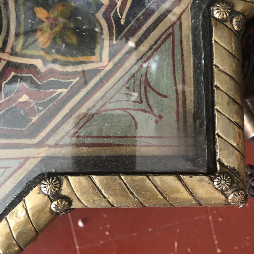 Handpainted Star Side Table