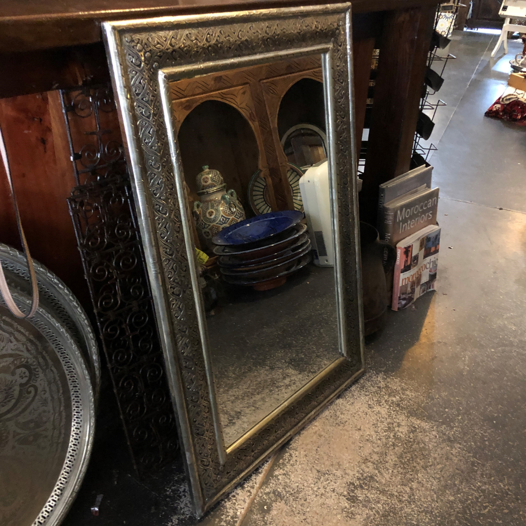 Metalwork Moroccan Mirror