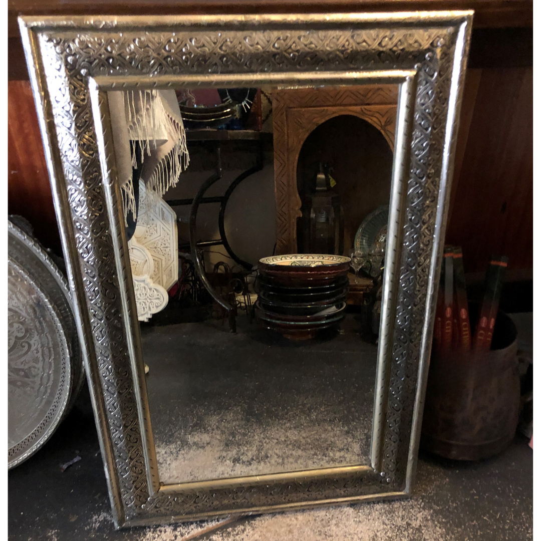 Metalwork Moroccan Mirror