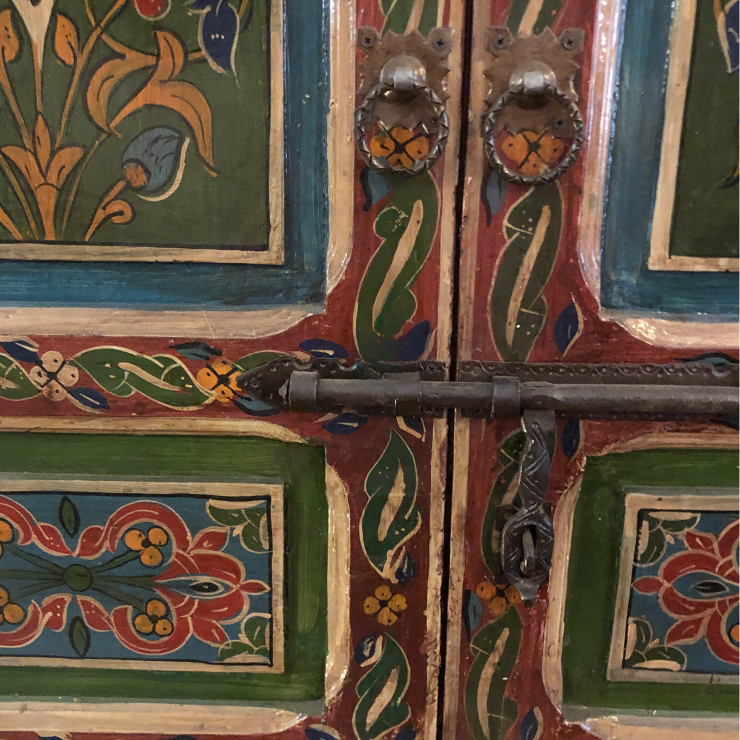 Cedar Hand Painted Doors (Double)