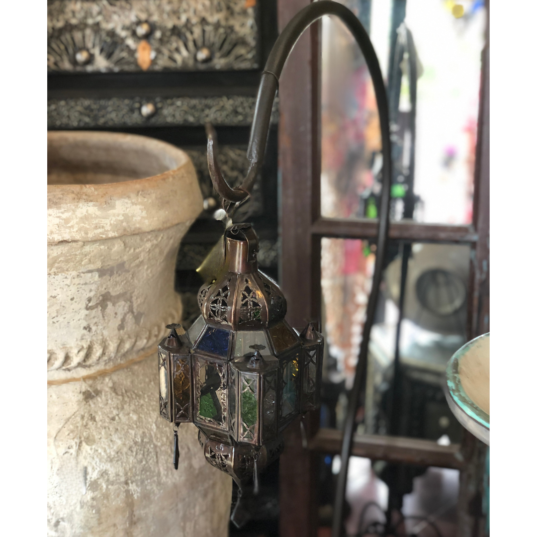 Genuine Moroccan Small Hanging Lantern