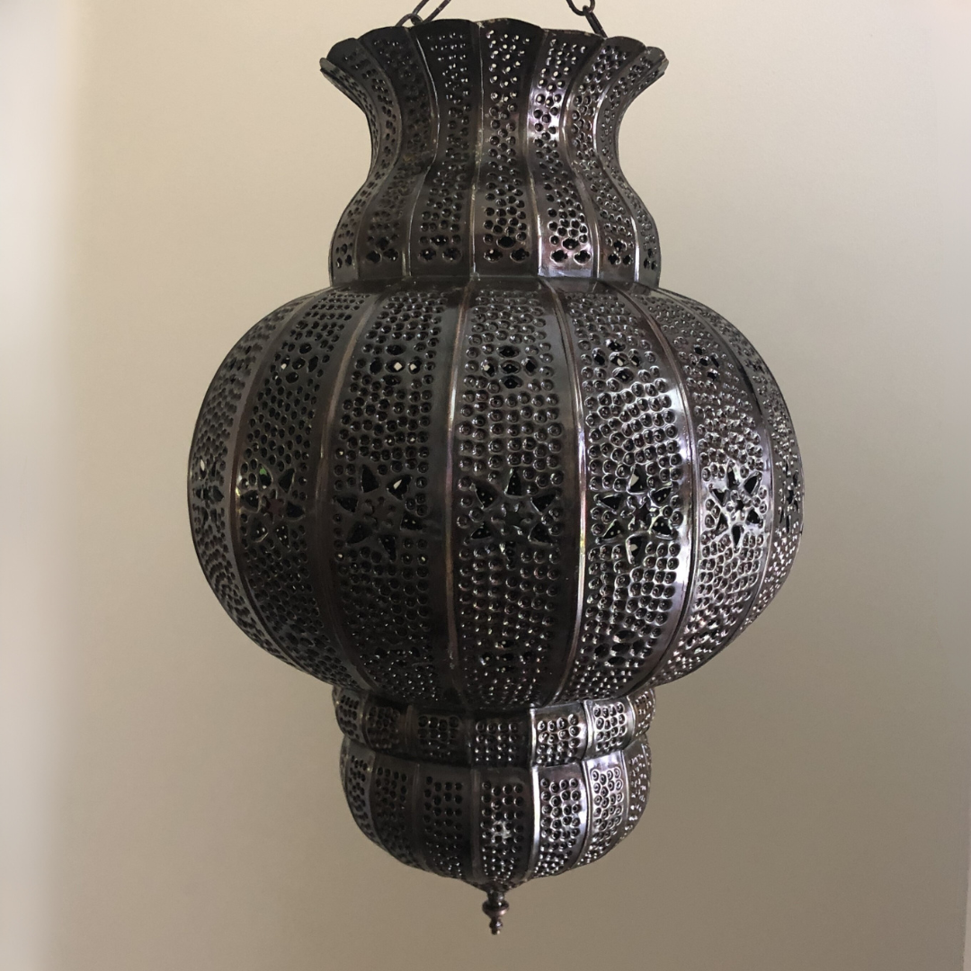 Genuine Moroccan Fretwork Pendant Light Shade - Rachid