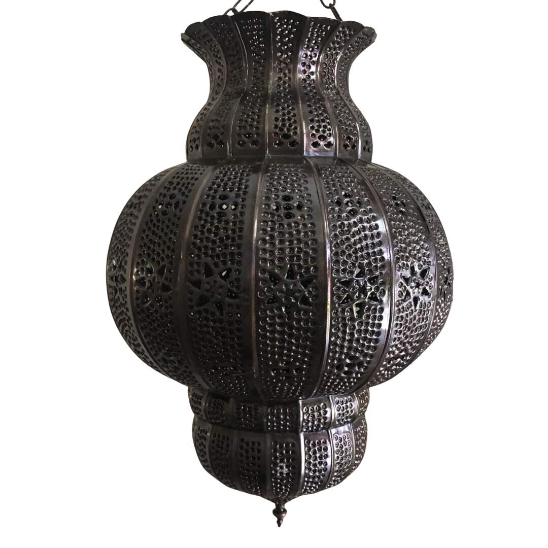 Genuine Moroccan Fretwork Pendant Light Shade - Rachid