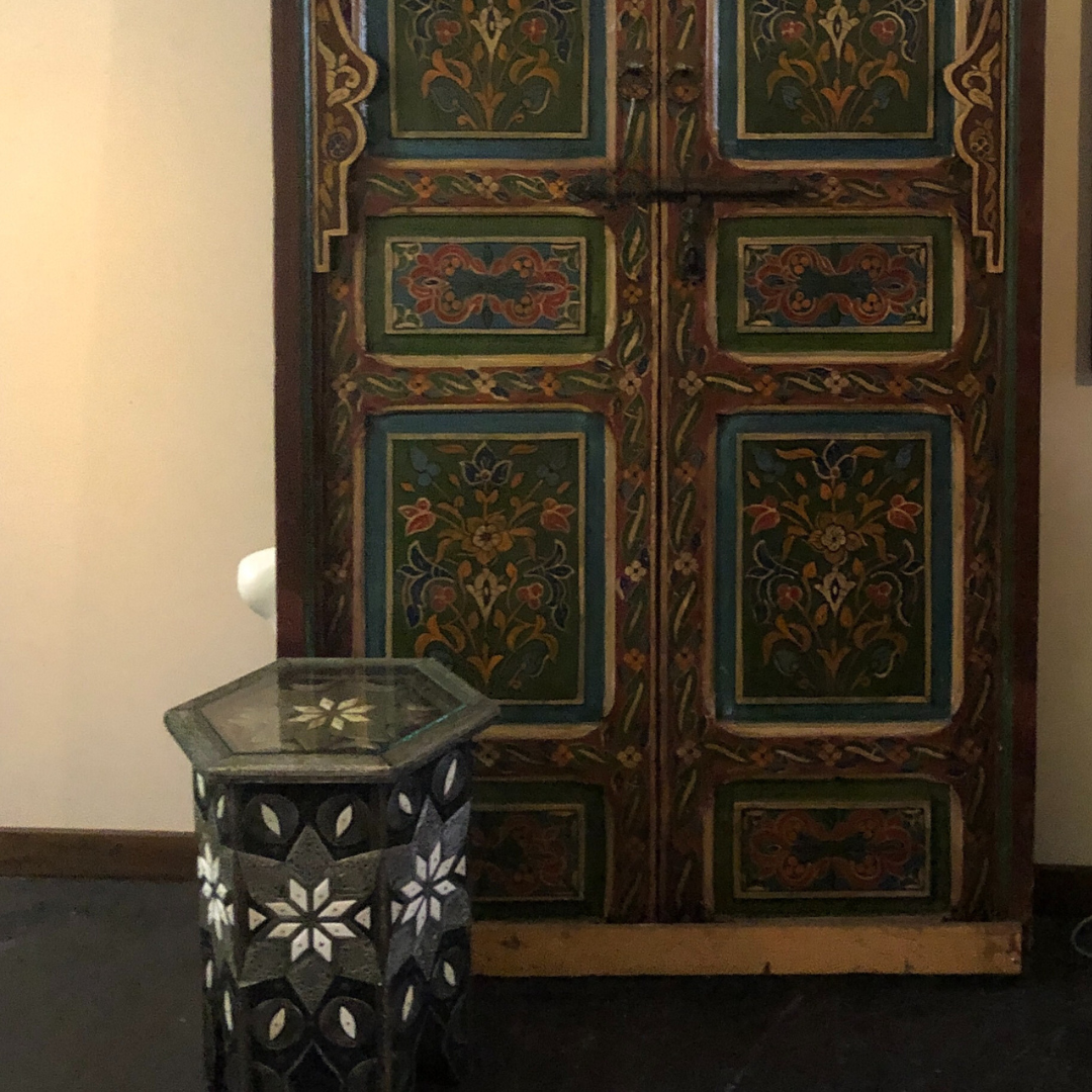 Cedar Hand Painted Doors (Double)