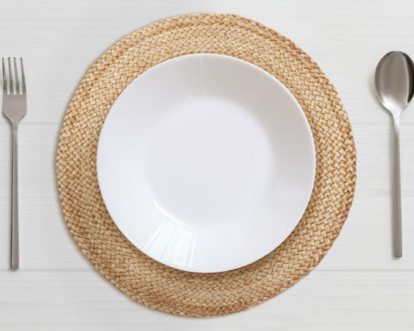 Willow Jute Braided Round Placemat (Set of 4)