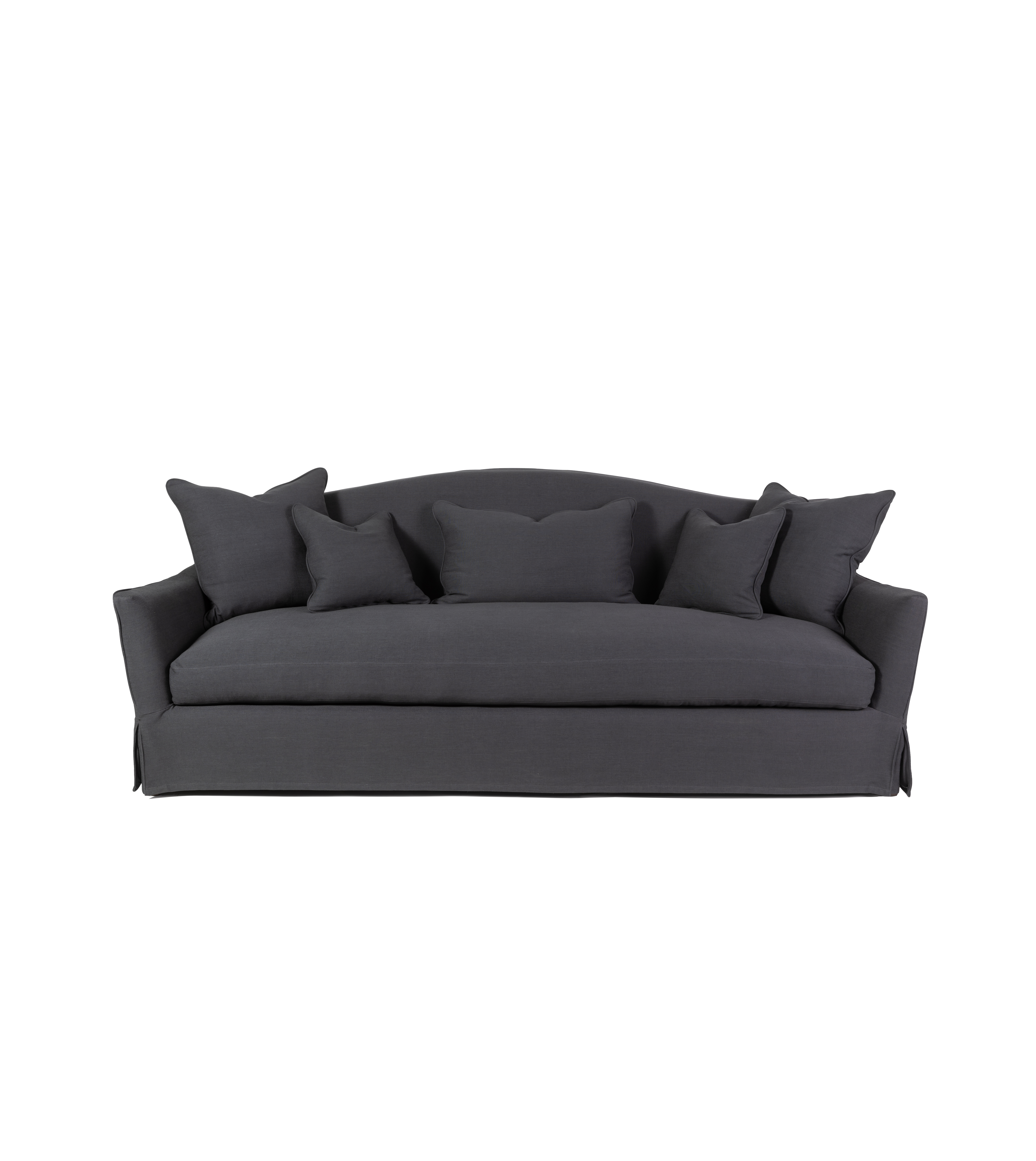 Chelsea Camelback Sofa in Grey