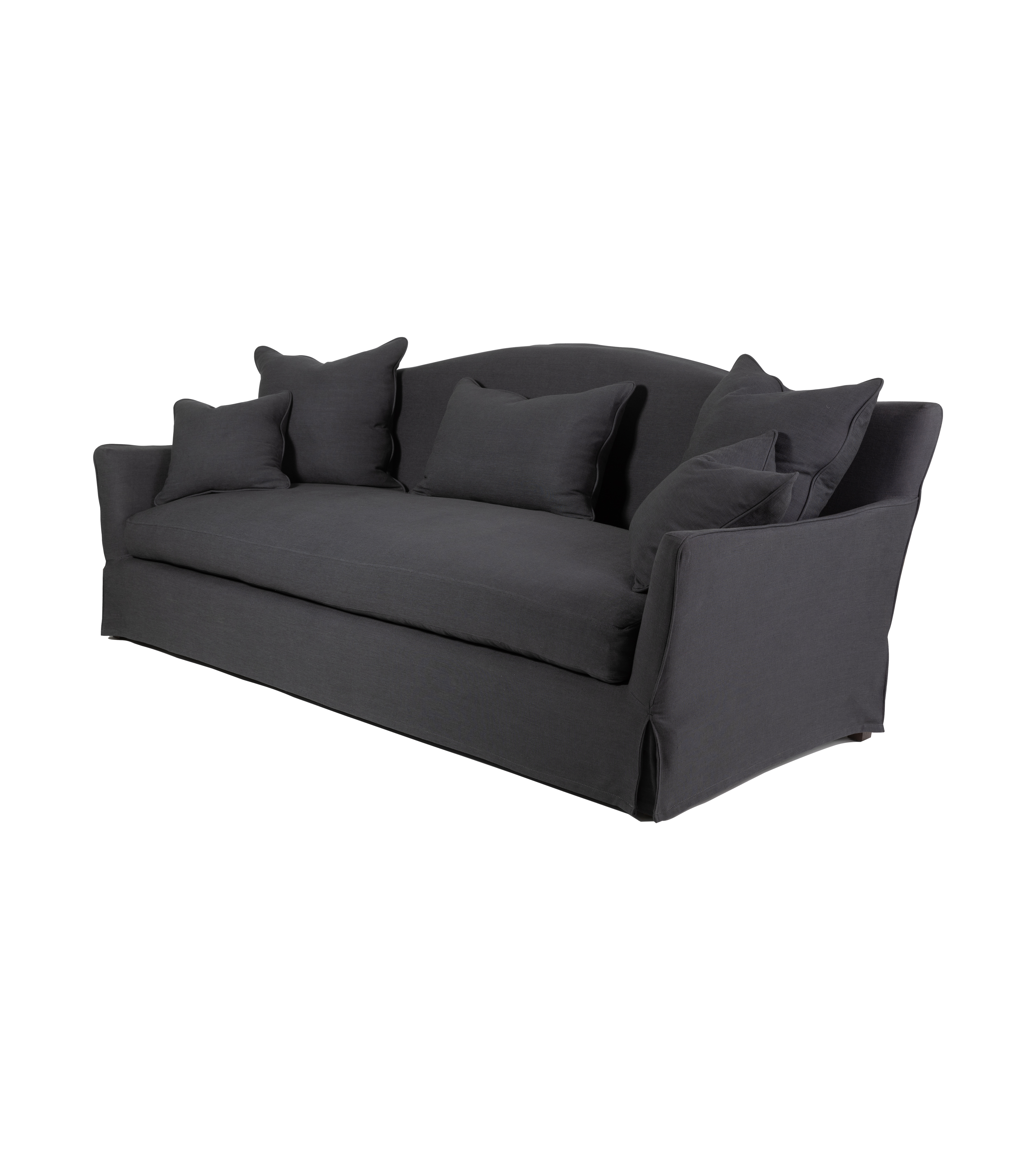 Chelsea Camelback Sofa in Grey