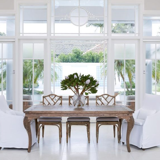 Ming Rattan Dining Chair