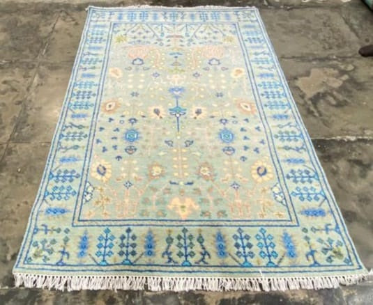 Isparta 100% NZ Wool Oushak Rug