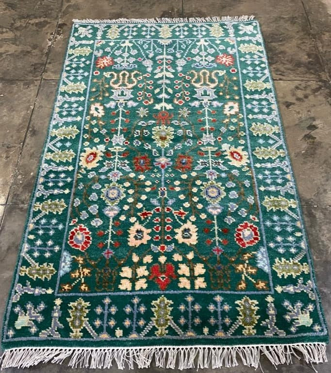 Forest 100% NZ Wool Oushak Rug