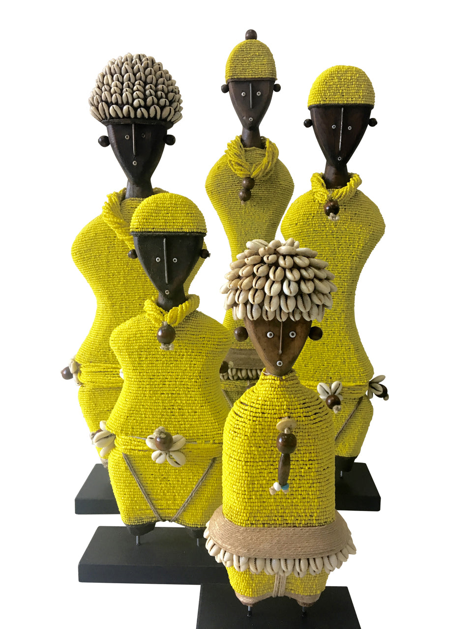 Ndamji Beaded Doll in Yellow