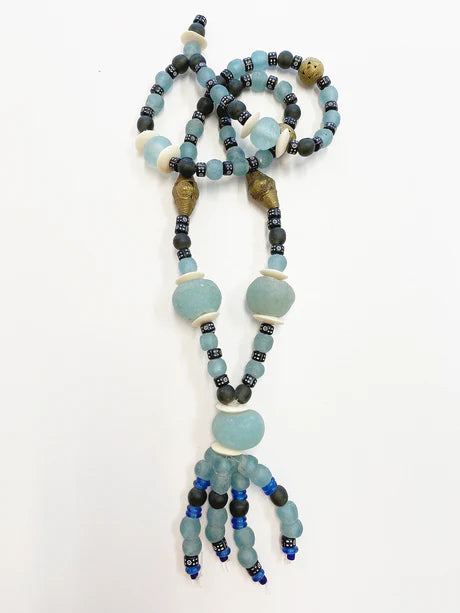 Yorbuba Necklace with Glass Beads