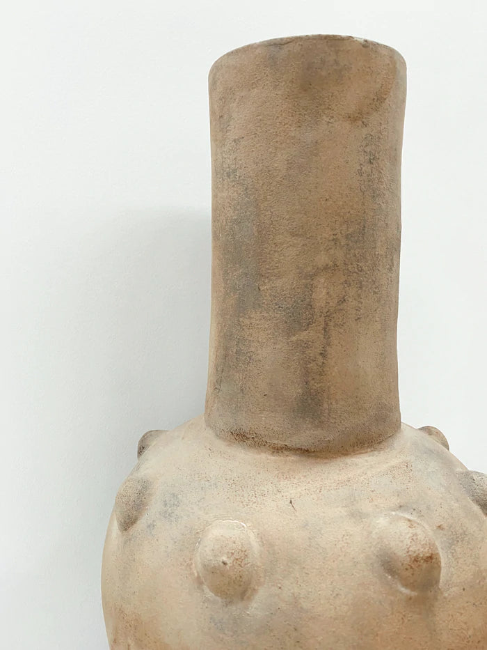 Yucatan Handmade Ceramic Pot in Beige