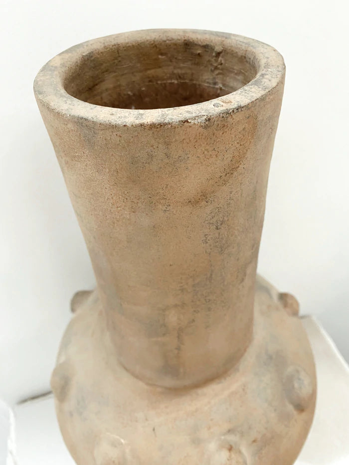 Yucatan Handmade Ceramic Pot in Beige