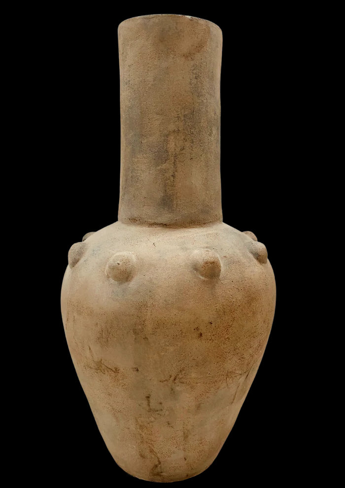 Yucatan Handmade Ceramic Pot in Beige