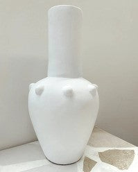 Yucatan Handmade Ceramic Pot in White
