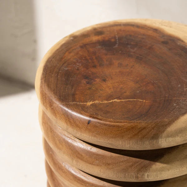 Anoki Timber Stool in Natural