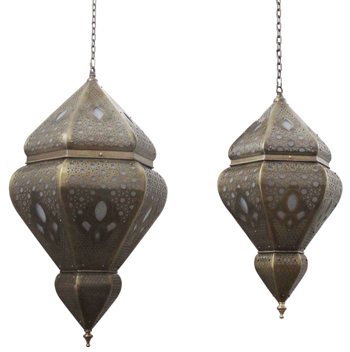 Fes Pendant in Brass