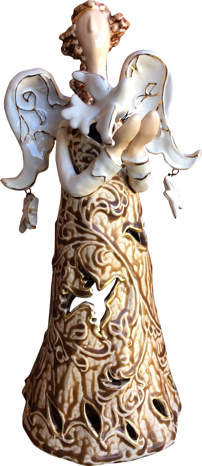 Angel with Tea Light Holder